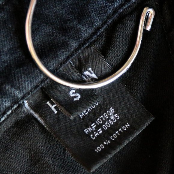 Hudson London Overalls S in Night Train Faded Blue Black Denim Relaxed Fit $245 - Picture 11 of 16